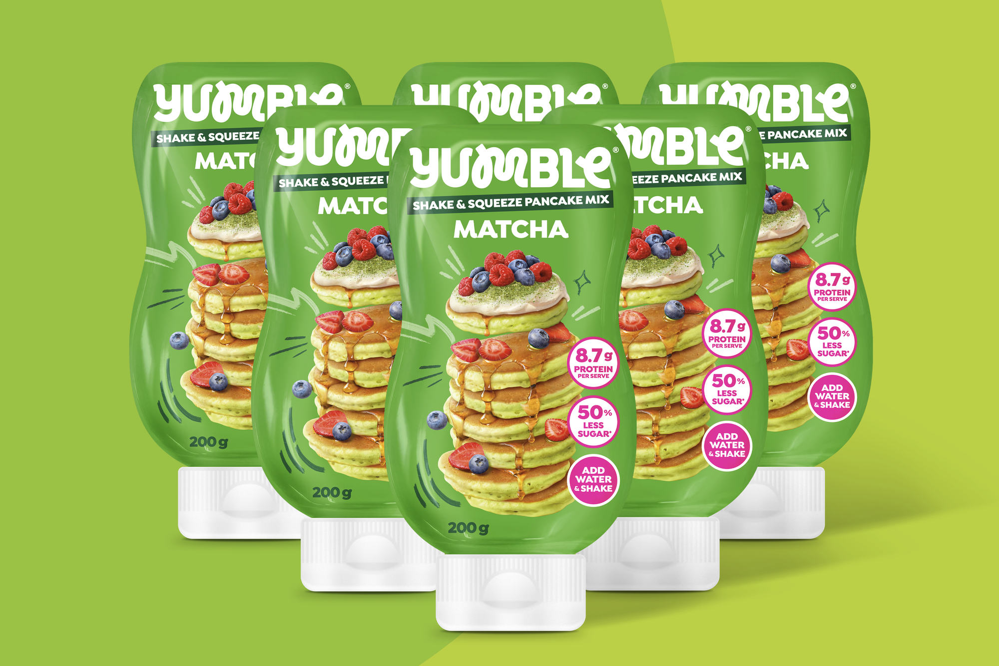 6 Pack – Matcha Pancake Mix