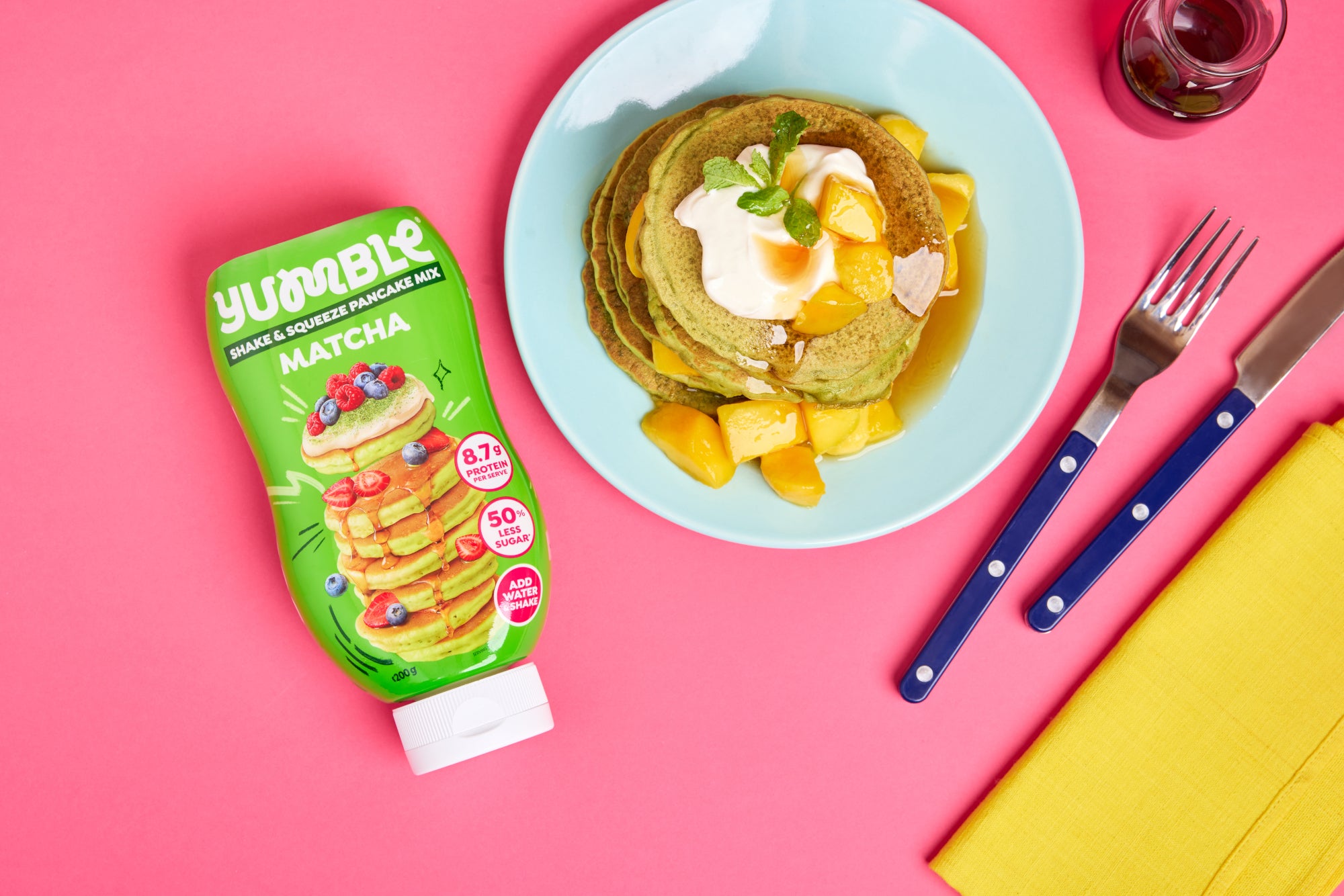 Yumble Matcha Pancake Mix 200g